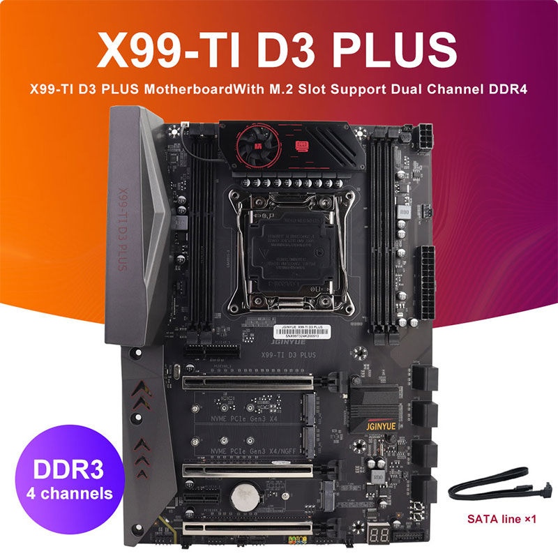 JGINYUE X99-TI D3 PLUS Motherb - E5 2696 V3 review and price