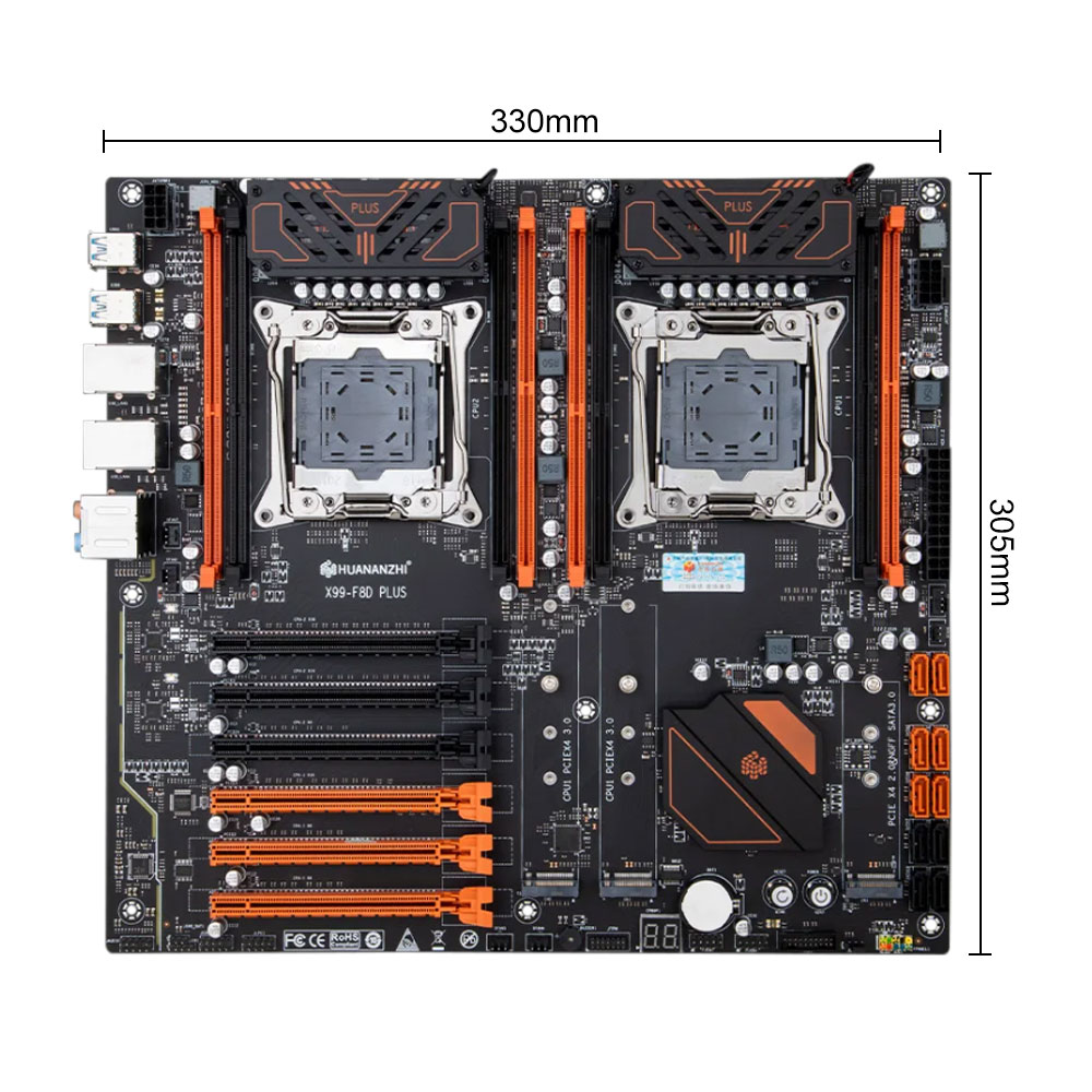 HUANANZHI X99 F8D PLUS LGA 201 - E5 2696 V3 review and price
