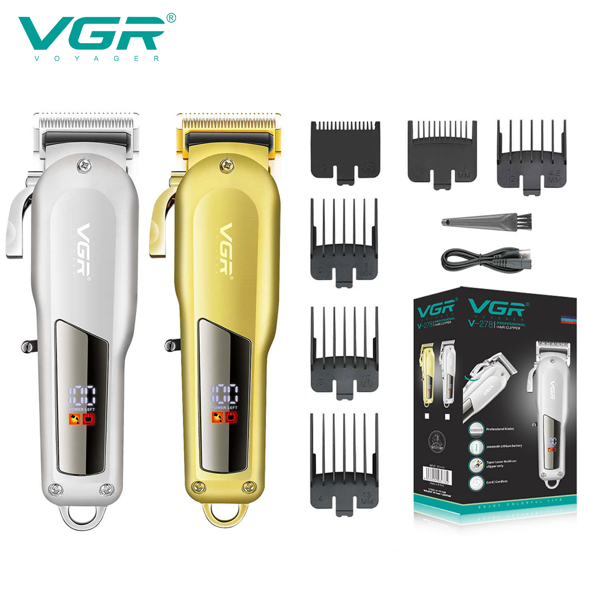 VGR Hair Clipper Hair Trimmer  - Gold 6248R review and price
