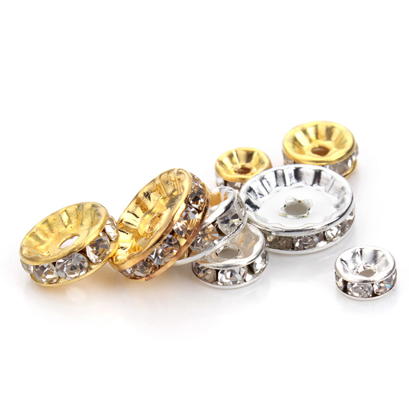 50pcs 4 6 8 10 12mm Rhinestone - Gold 6138 review and price